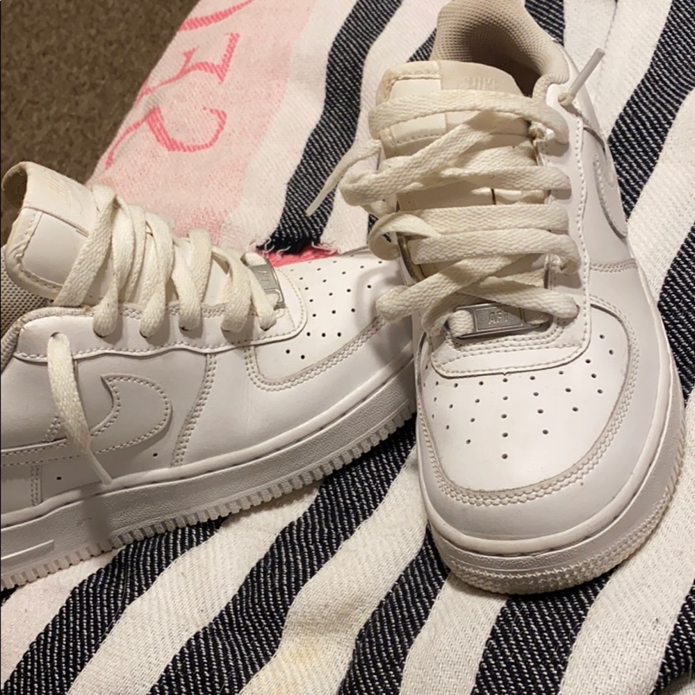 White Air Force 1s